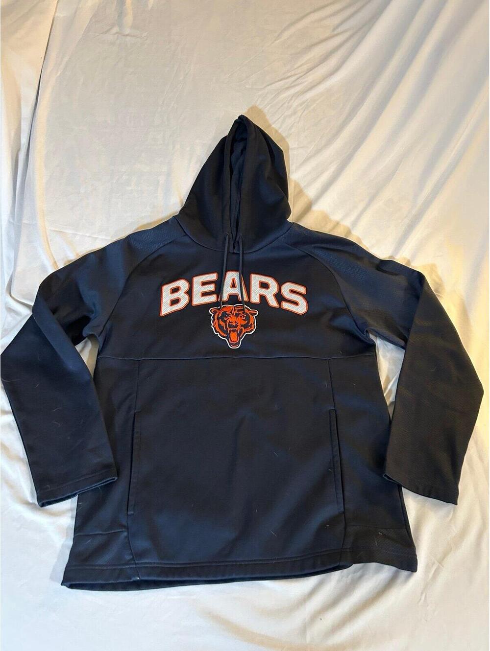 Chicago Bears NFL Team Apparel Navy Men’s Hoodie Medium